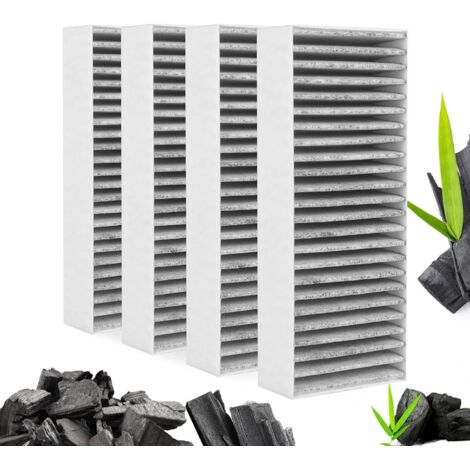 4x KOHLENSTOFFFILTER SIEMENS BOSCH NEFF GAGGENAU SERIE HAUBE 19x7,5x3,5cm