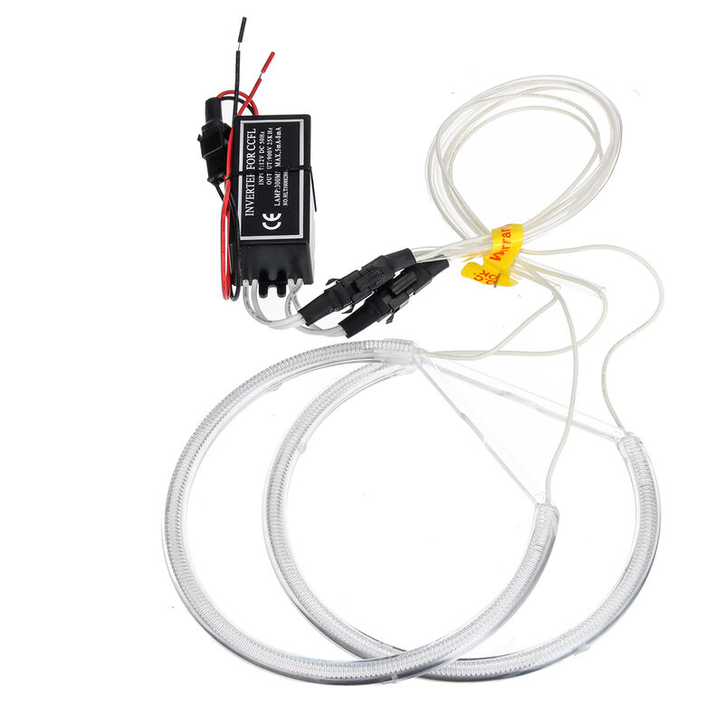 Dmtool - 4x led Angel Eyes Xenon feux de position anneaux phares pour bmw E36 E46 E38 voiture