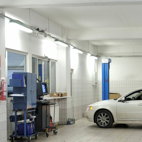 4x LED Decken Wannen Leuchten 4000K Industrie Lager Hallen Röhren Garagen Feuchtraum Lampen IP65