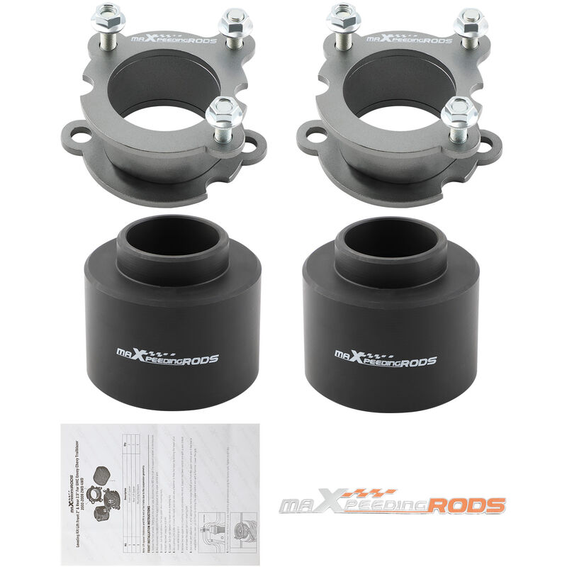 Maxpeedingrods - 4x Lift Kit Front 3.5' + Rear 2.5' for gmc Envoy Chevy Trailblazer 4WD 2002-2009