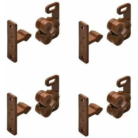 Sourcing Map Lot De 4 Loquets D'armoire à Double Rouleau