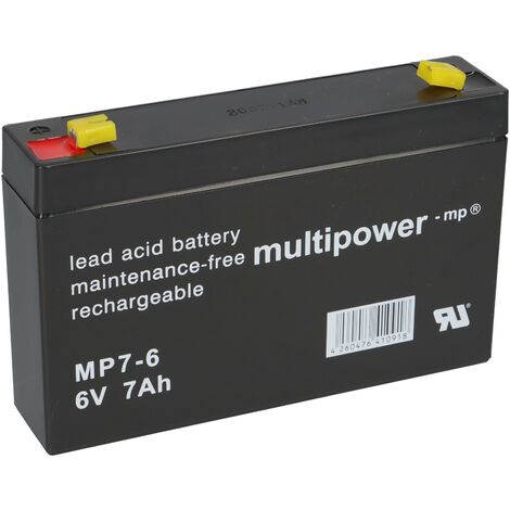 4x Multipower Blei-Akku als Ersatzakku für APC Smart-UPS
