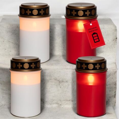 4x Novaliv LED Kerze
