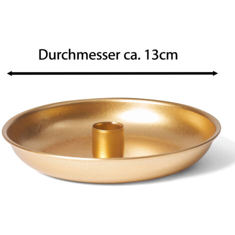 4x Novaliv Standkerzenhalter  Stabkerzenhalter 4x Gold