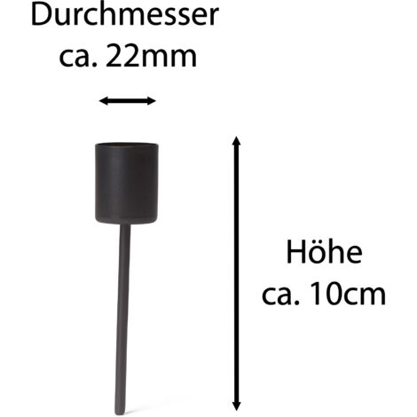 4x Novaliv Standkerzenhalter  Stabkerzenhalter