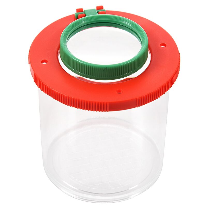 Image of 4X Objektiv Insect Viewer Medaillon Box Lupe Fehler Kid Spielzeug Geschenk