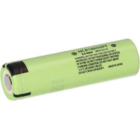 4x Panasonic Zelle NCR 18650 PF 2900mAh 3,6V Lithium Akku