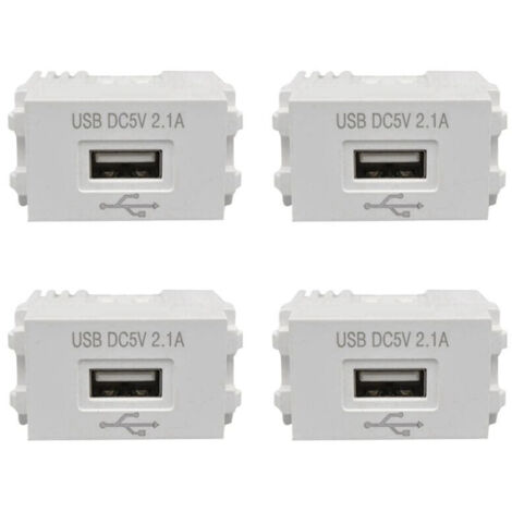 4X Panneau de Chargement pour TéLéPhone Portable Module D'Alimentation USB Prise 220 V Transformateur 5 V 2,1 une Adaptateur de Commutation de Prise
