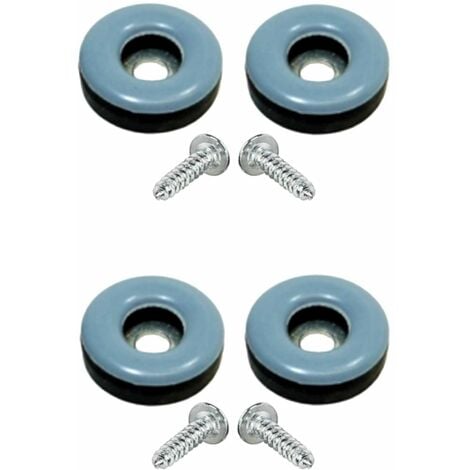 4x Patin glisseur Téflon PTFE à clouer clou protection sol pied