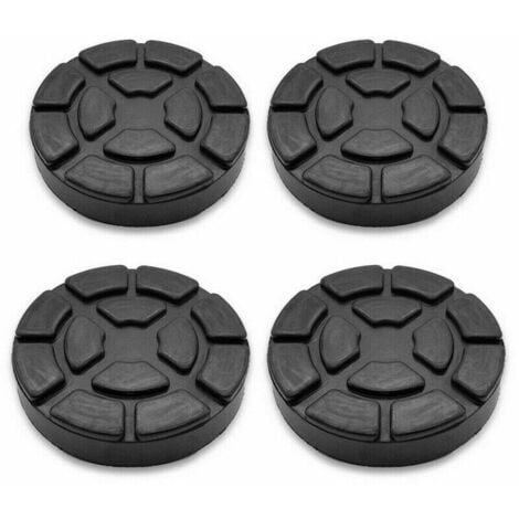 FEI YU 4X Patins en caoutchouc Réceptacles en caoutchouc 130 mm pour plaque de 110 mm Ponts élévateurs Outils de réparation