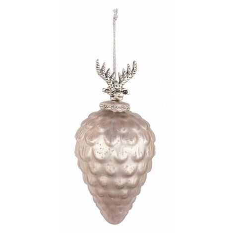 4x Pendaglio Vt Decorum Pigna Champagne