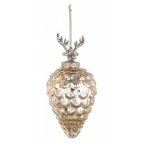 4x Pendaglio Vt Decorum Pigna Oro