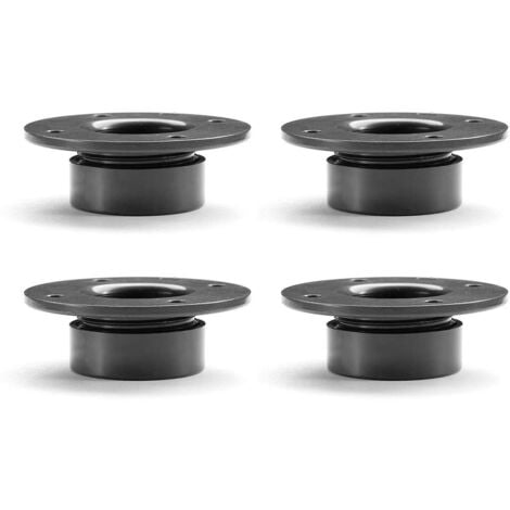 4x Piedini Regolabili per Mobili 15mm ±3mm Piedi gambe vite tubo tondo Arredamento divano poltrona tavolo sedia