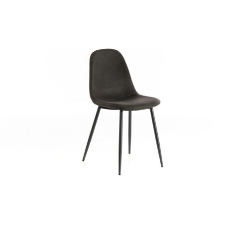 4x Sedia in similpelle 44cm x 50cm H. 84cm