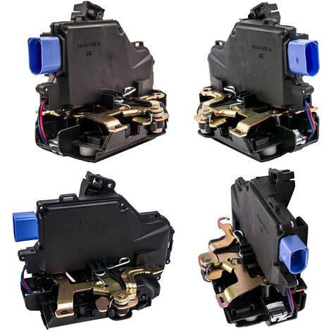 4x Serratura Porta Anteriore Posteriore Per VW GOLF MK5 3D1837015/6 7L0839015/6