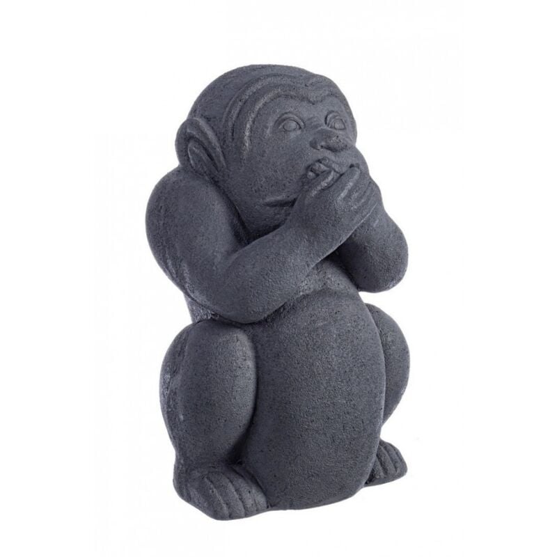 4x Singe je ne parle pas de jardin 21,5x20x35,5 cm