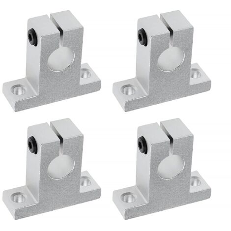 4x SK16 Linear Shaft Support 16mm CNC Linear Motion Ball Slide Units Rail Support Shaft Guide for 3D Printer Multi Axis Machine