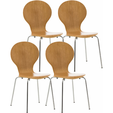 4x Stapelstuhl DIEGO eiche