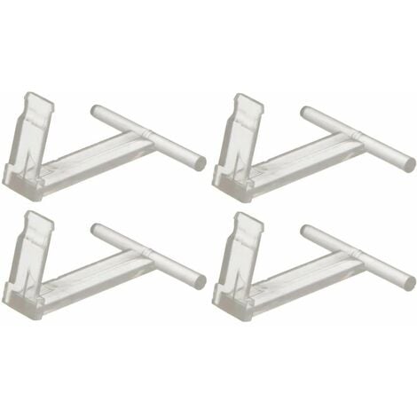 4x support étiquette de prix 40mm pour rayonnage magasin étagère présentatoir rayon panneau perforé