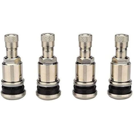 4x Valve de pneu de voiture Tubeless I Valve en cuivre pur I 43mm