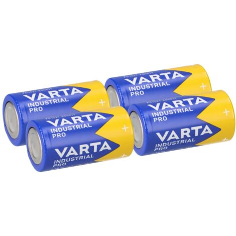 4x Varta 4014 Industrial Baby C Batterie lose