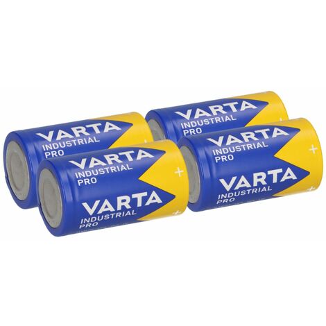 4x Varta 4020 Industrial Mono Batterie D lose