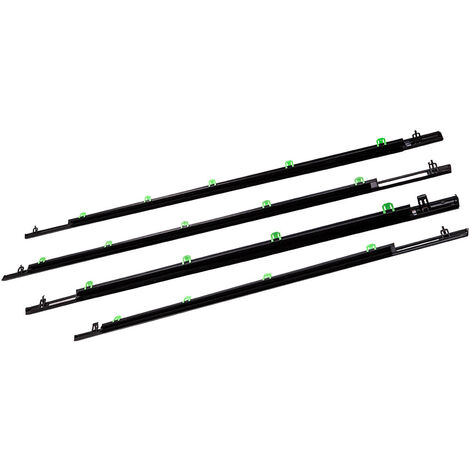 4x Ventana de Sello de Puerta Burlete Cinturón Moldeo Trim para Honda CR-V 07-11
