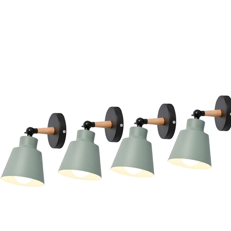Image of 4X Wall Light, Modern Wooden Wall&hellip;