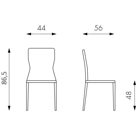 4x Weiße Kunstlederstühle