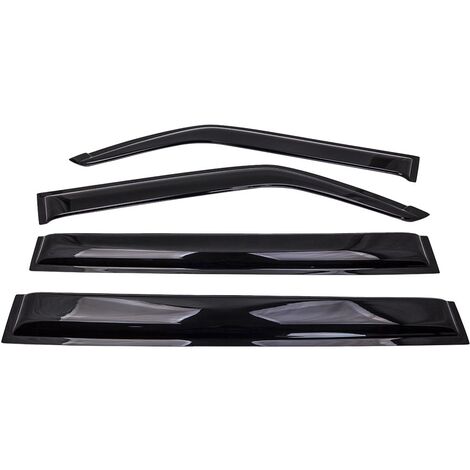 4x Windabweiser for Mitsubishi Pajero 2000-2020 Regenabweiser Windows Visors Fenstervisiere Wetterschutzschilder Regenschutz