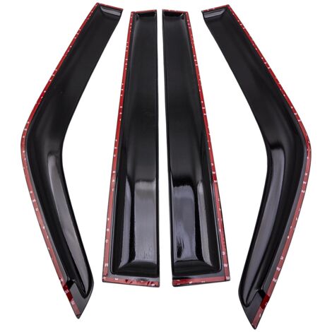 4X WINDOW VISORS WEATHER SHIELDS RAIN GUARDS FOR MITSUBISHI PAJERO BRAND NEW