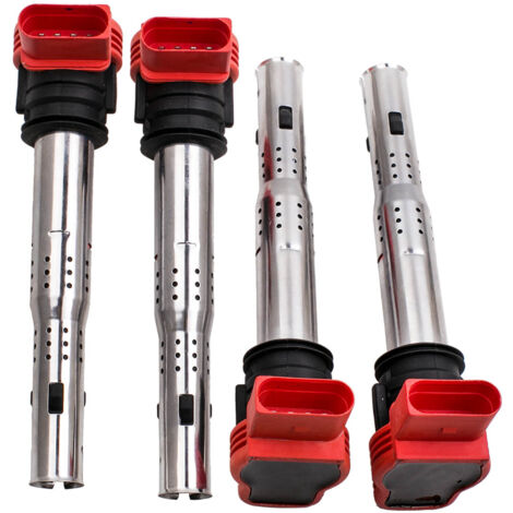 4x Zündspule Zündmodul Spulenpaket Set for AUDI A4 B6 B7 B8 A5 3.0 TFSI 3.2 FSI S4 S5 quattro 06E905115A 06E905115D