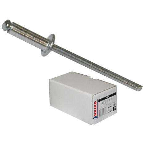 4X10 MM RIVETTI ALLUMINIO A STRAPPO -- CONFEZIONE 500 PZ-- BRIXO RIVETTATRICE RIVETTO