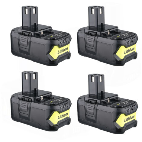 4X5.0Ah 18V Lithium Akku Ersatz für Ryobi One Plus Akku P104 P108 P102 P103 P105 P107 P109 P122 BPL-1815 BPL-1820G BPL18222