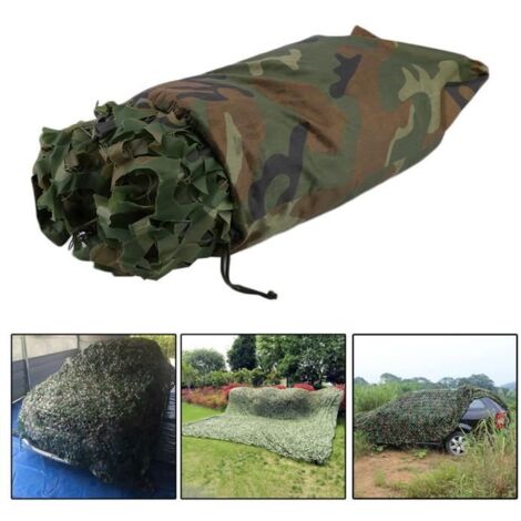 4x5m Filet de Camouflage Camo Armée Camping Militaire Chasse Forêt 20M²