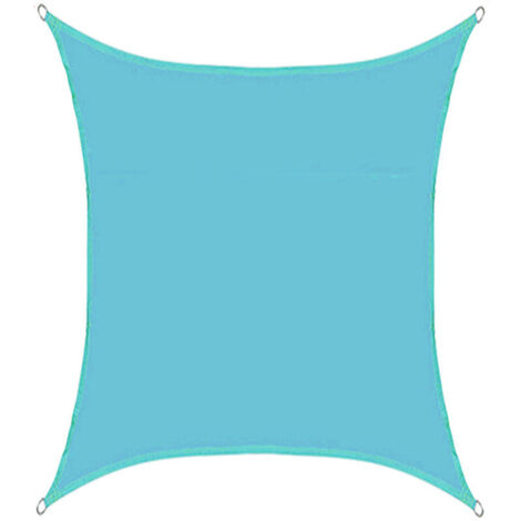 4x5m Rectangular Shade Sail Sunscreen Sun Shade Sail Sand UV Waterproof Blue