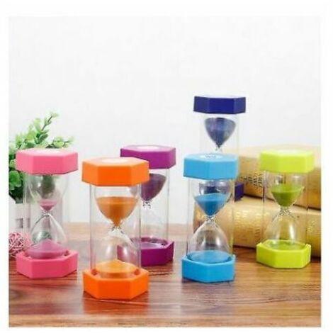 5/10/15/20/30 minutes sablier minuterie sablier cuisine minuterie accessoire cadeaux pour enfants, (30 minutes orange)