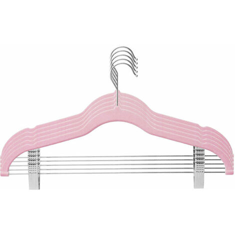 10pcs Hanger Connector Hooks, Non-slip Velvet Coated Hangers