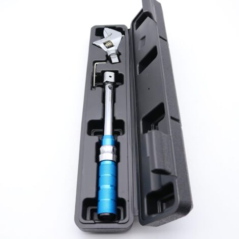 5-25 NM Numérique Réglable Clé Dynamométrique, 30 Mm Acier Ouvert Clé Dynamométrique À Extrémité Ouverte Clé Manuelle Avec Tête Interchangeable Pour La Plomberie Entretien De La Maison