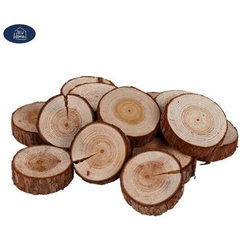 5-6cm Holz-Dekoscheiben zum Basteln Holzscheiben Baumscheiben Bastelholz Dekomaterial
