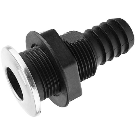 5/8-Zoll-Nylon-Marine-Wasserauslass, Bootszubehör, Kunststoff-Wasserauslass, Boots- und Yachtzubehör, 2-Zoll-Nylon