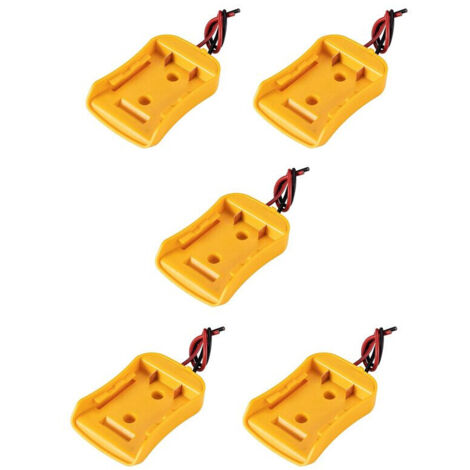 5 adaptateurs batterie pour roue motrice 20V connecteur station 18V câble calibre 12 pour robotique