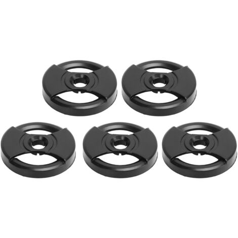 5 Adaptateurs Vinyle 45 Tours Noir pour Platine Tourne-disque Accessoires Gramophone