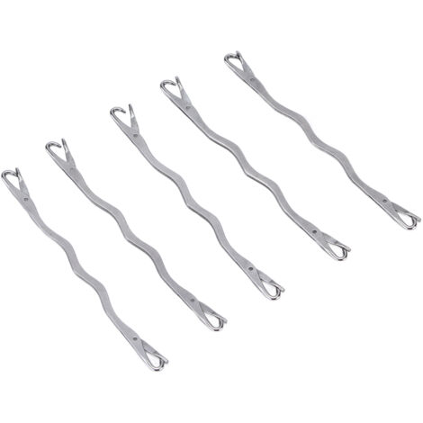 5 Aiguilles de Réparation Double Bout Acier Inoxydable pour Couture et Tricot