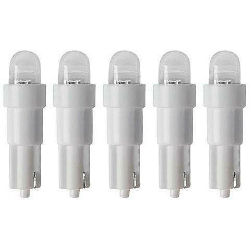 5 Ampoules T5 Led Tableau de bord Blanc - Blanc