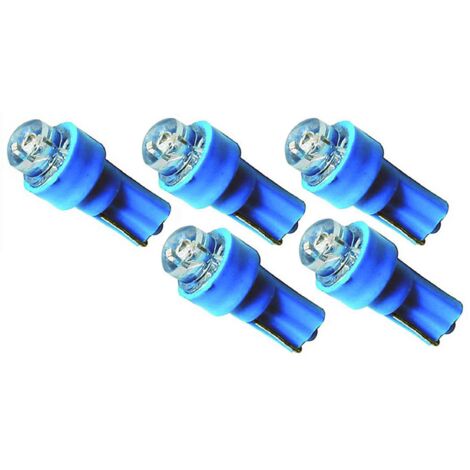5 Ampoules tableau de bord - Bleu