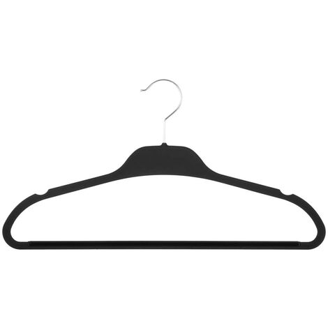 5 appendini in plastica antiscivolo rubber grigio - 5five