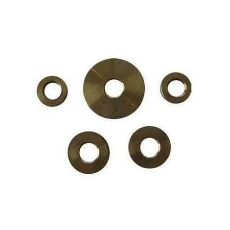 5 arandelas lisas electraline - 70600