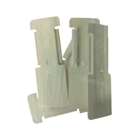 5 ataduras de cable para moldear 20x12.5 mm