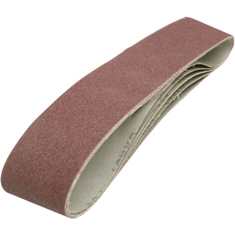 SILVERLINE Bandes abrasives, 100 x 915 mm - 5 pcs Grain 80